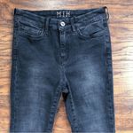 Anthropologie MiH Jeans • The Bodycon 5 Pocket jean high rise skinny leg washed black grey Photo 4