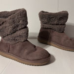 Koolaburra S/N 1114692 taupe leather winter boots women size 7 Brown Photo 0