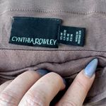 Cynthia Rowley Tan Mid Rise Knotted Maxi Skirt With Slit Size Medium Photo 2