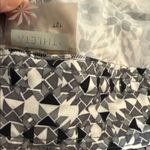 Athleta  Printed Whatever Skort Skirt Athletic Skirt Black White Gray 12 Tall Photo 5