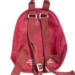 Adidas  Maroon Red Three Striped Trefoil Mini Backpack Pocketbook Travel Photo 2