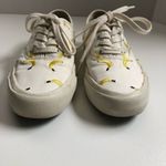J.Crew SeaVees Sneakers Shoe Canvas Legend Poplin Embroidery Banana Yellow Cream Photo 3