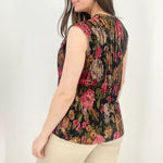 vintage dreamy rose garden top size 1X Pink Photo 5