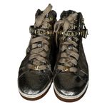 Michael Kors  Metallic Leather High‎ Top Sneakers Photo 3