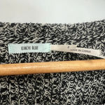 Kimchi Blue for Anthropologie Black Ribbed Knit Lace Trim Sweater Size Small Photo 3