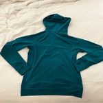 Outdoor Voices Dark Forest Green Teal Athletic Pullover Hoodie Size Large EUC Photo 4
