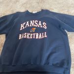 Hanes Kansas Jayhawks vintage oversized crewneck size XL basketball retro university Photo 2