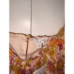 Patrons of Peace Floral Crop Top Tie Strap Cami Smocked Summer M Photo 3