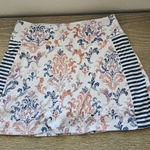 Three Hearts  Damask Stripes Tennis Skirt size S Skort Photo 0