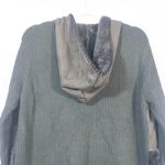 Oliver Long Line Mixed Media Hooded Sweater Cardigan Jacket Size L Size L Photo 7
