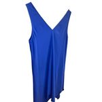 Amanda Uprichard  Revolve Designer Cobalt Blue Monty Mini Slip Shift Dress Small‎ Photo 9