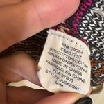 Billabong  Black Pink Burgundy Stripe Open Front Boho Surf Cardigan Sweater M Photo 4