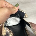 Marc Fisher  • Enaba 2 leather snakeskin point square toe loafer flats Photo 10