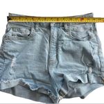 Wild Fable Women's Super High Rise Rolled Cuff Denim Shorts 6 Light Wash Jeans Photo 6
