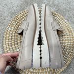 Franco Sarto  Women’s Leather Cedra Slip-On Shoes Loafers Chunky in Cream 10 Photo 6