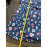 Print Fresh Womens Shoreline Dress Pintuck Beachcomber XL Blue Ruffle Hem‎ Photo 8