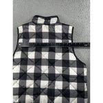 Woolrich Vest Women Large Duck Down Plaid Quilted Puffer Full Zip Classic Photo 4