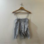 Ganni Women's Blue Babydoll Tulip Tank Top Size XS Photo 6