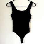 Good American NWT  Black Good Form Modern Tank Bodysuit - Size 1 (Small) Photo 1