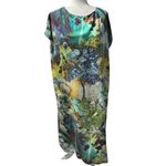 Bryn Walker  Silk Maxi Dress | Abstract Painterly Print | Made in USA | Size S Photo 1