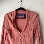 j h women's pink cardigan sweater size XL Silk Blend Cottage Feminine Coquette Photo 1