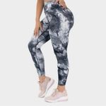 Balance Athletica Vitality Leggings Tie Dye Marble White Gray Logo- Size Small Photo 2