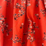 Princess Polly  Red Floral Surplice Crop Top Sz 0 Photo 6