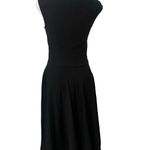 Rockabilly Swing Dress SM Whimsigoth Fairy Fit & Flare Stretch Classy Old Money Black Photo 1