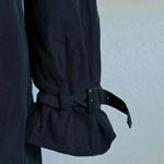 Norma Kamali  Black Trench Coat Photo 2