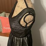 Soprano  gorgeous black and gold skater dress with pockets. EUC. Photo 4