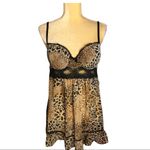 Apt. 9  cute animal print sheer nighty Photo 1