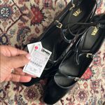 ZARA  Black Patent Leather Women's Shoes Photo 2