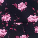 Jaclyn Smith  Floral Roses Drape Blouse Top Women’s Large Photo 1