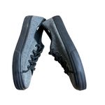 Keds Designer Lace Up Metallic Silver Sweatshirt Sneakers Low Top Shoes Photo 10