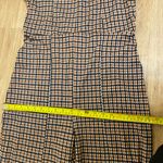 Free People Plaid Jumpsuit in Black and Tan Photo 6