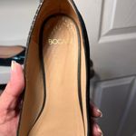 Bocage Metallic Striped Pointed Toe Flats Black & Blue Elegant Shoes Photo 4