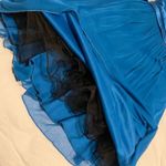 Trixxi Y2K VTG Three Pink Hearts Blue Homecoming Party Dress Size Medium Photo 6