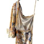 Anthropologie Mandira Wirk One-Shoulder Printed Maxi Dress Medium Photo 6