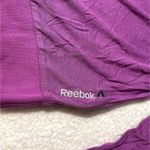 Reebok NEW Purple Top With Deep V Mesh Photo 3