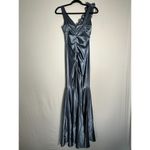 XScape  by Joanna Chen Blue/Silver Prom Dress Formal Dress Size 2 NWT Photo 4