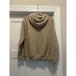 Disney Sweater Women’s Large Tan Winnie The Pooh Hoodie Sweatshirt Embroidered Photo 4