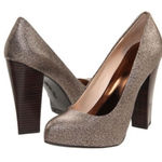 Calvin Klein Womens Elita Cosmopolitan Pump Heel Shoes Metallic Silver Size 6.5 Photo 0