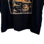 Naughty Monkey  Black Western Theme T-Shirt size Large Short Sleeves Metallic Photo 3