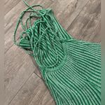 Amazon Summer Green Striped Halter Romper Photo 10