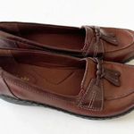 Clarks Collection Kiltie Loafers Brown Women’s Size 7.5 Narrow Comfort Academia Photo 4