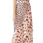 Fame and Partners FAME PARTNERS Pink Floral Printed Chiffon Sleeveless Wrap Dress Size 2 Photo 0