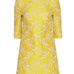Intermix  Yellow Clarke Jacquard Shift Dress Photo 0