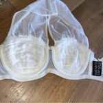 Victoria's Secret VS NWT Vintage Gold Label Candice Sheer Halter Appliqué Bra Photo 4