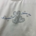 Vintage Grandma Sweatshirt Large Crewneck Rhinestones Embroidered Mc Sportswear‎ Photo 1