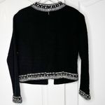 MISA Los Angeles Curtis Tweed Embellished Jacket in Black Size XS Photo 6